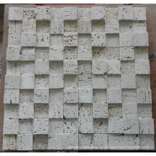 Mosaico de mosaico 3D mosaico de mármol de piedra (HSM205)